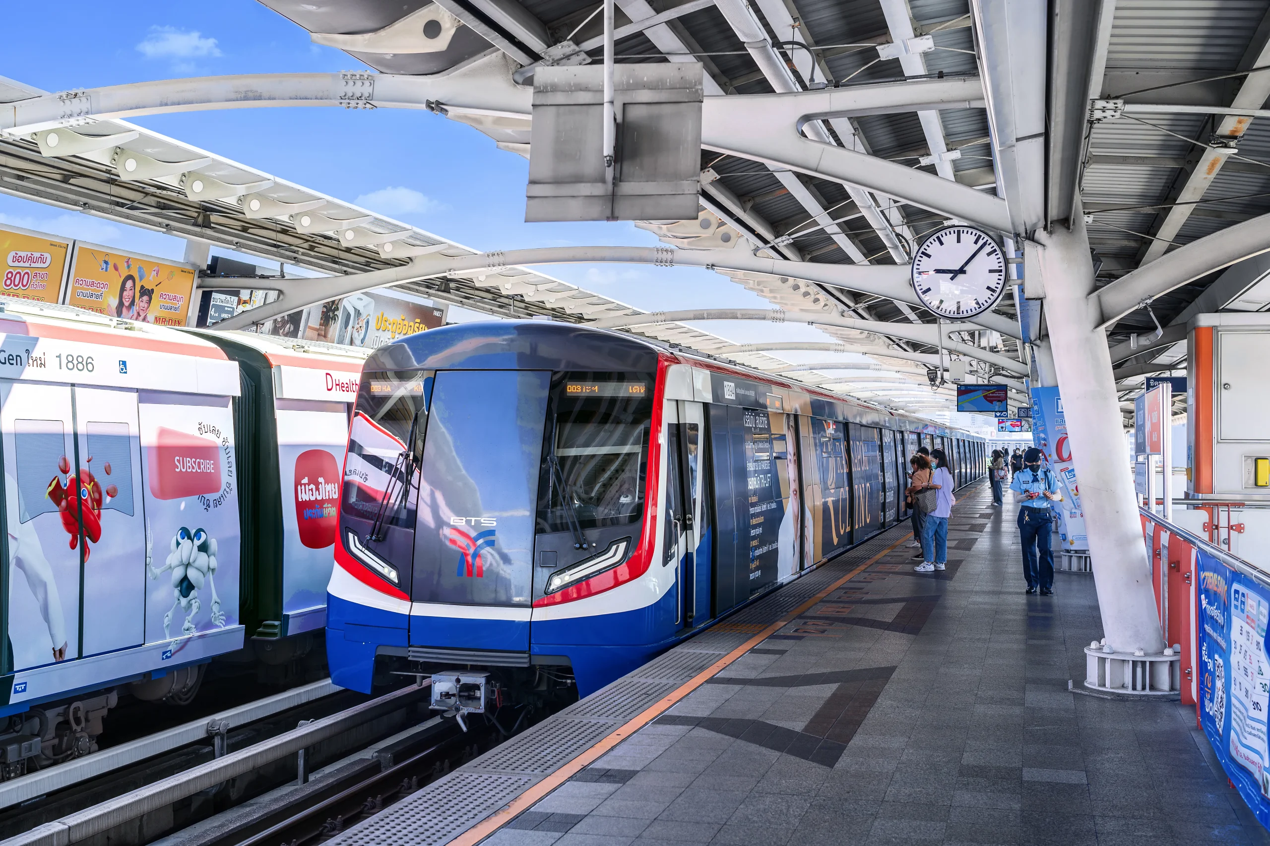 สถานีรถไฟฟ้า BTS ใจกลางกรุงเทพฯ