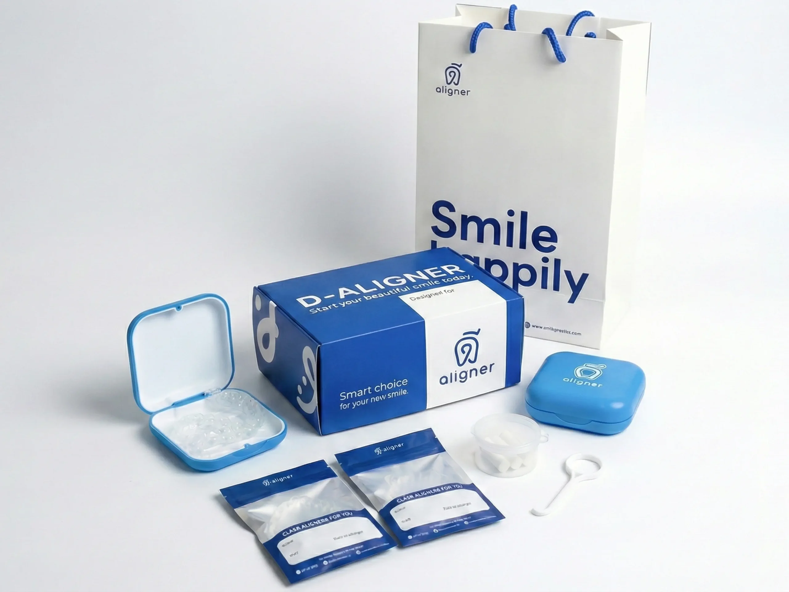 ดี-aligner Boxset อุปกรณ์จัดฟันใส